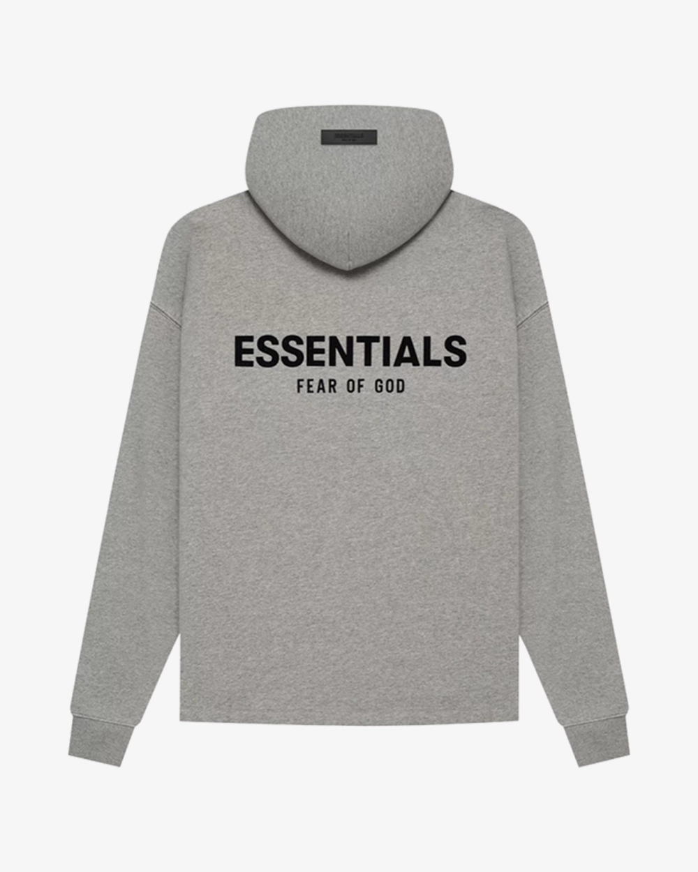 FOG ESSENTIALS SS22 RELAXED HOODIE DARK HEATHER OATMEAL