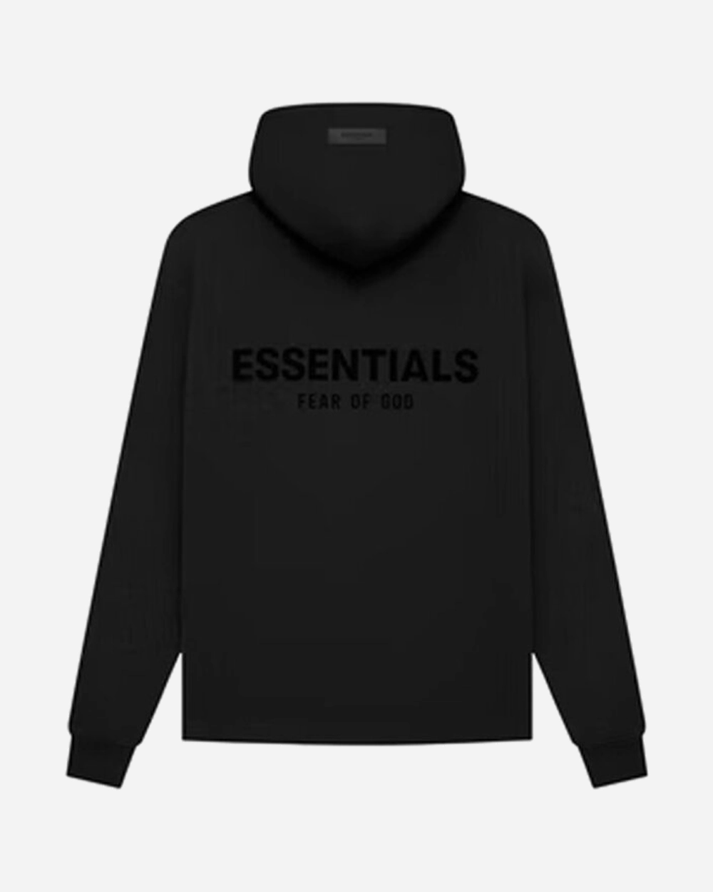 FOG ESSENTIALS SS22 STRETCH LIMO RELAXED BLACK HOODIE