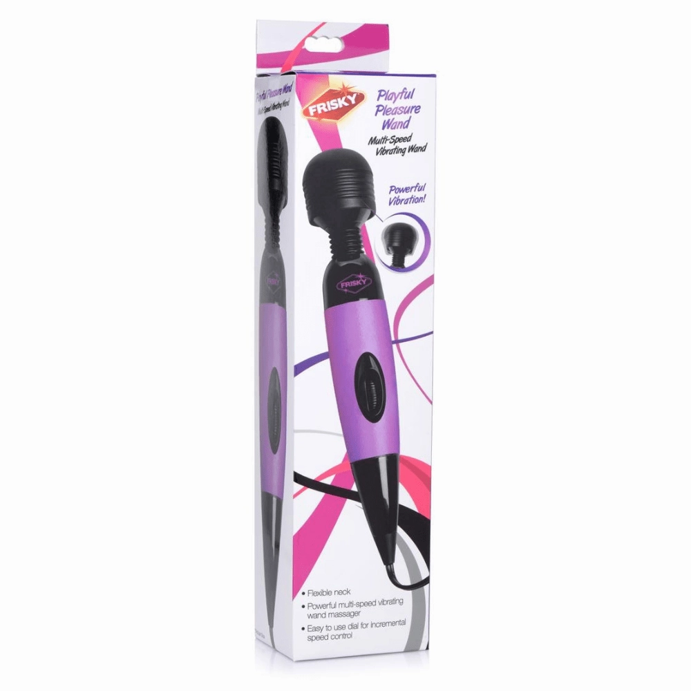 Frisky Playful Pleasure Plug In Wand Massager