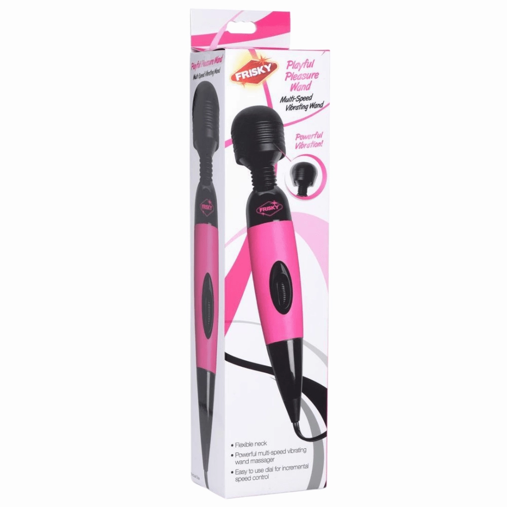 Frisky Playful Pleasure Plug In Wand Massager