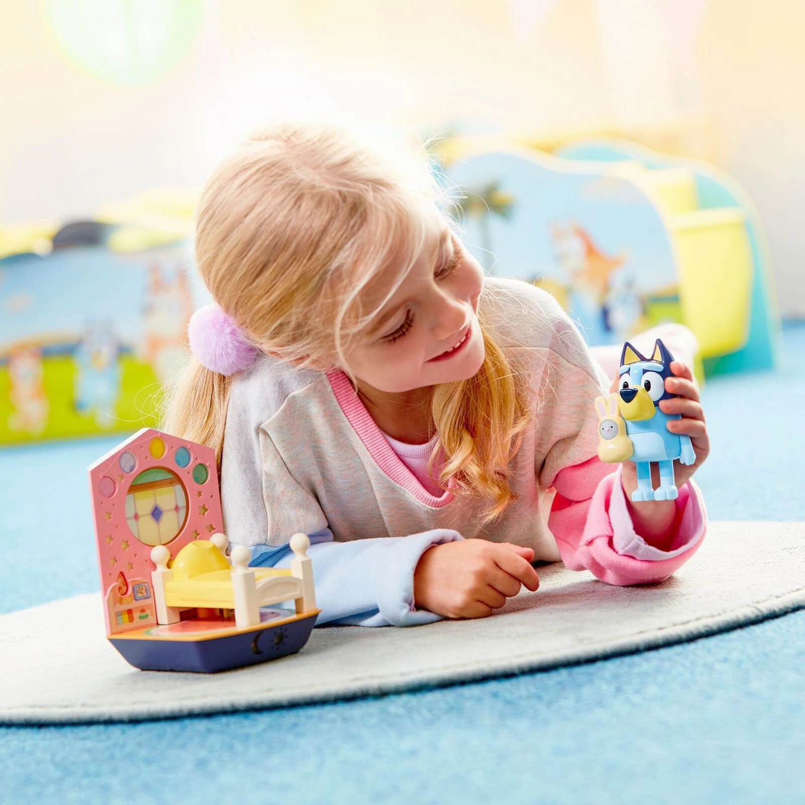 GoGlow Bluey Dream 3-in-1 Nightlight, Torch and Sleep Trainer