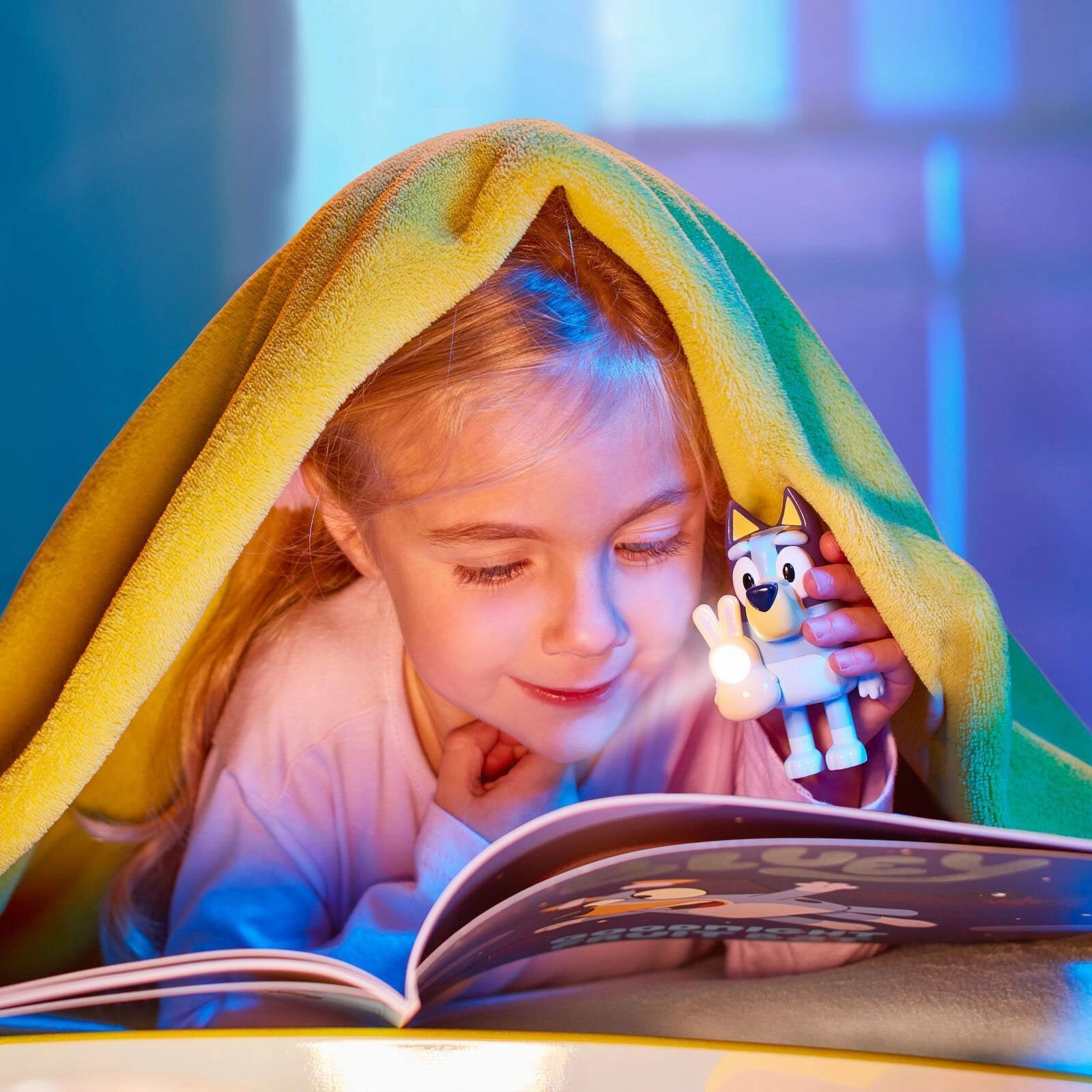 GoGlow Bluey Dream 3-in-1 Nightlight, Torch and Sleep Trainer