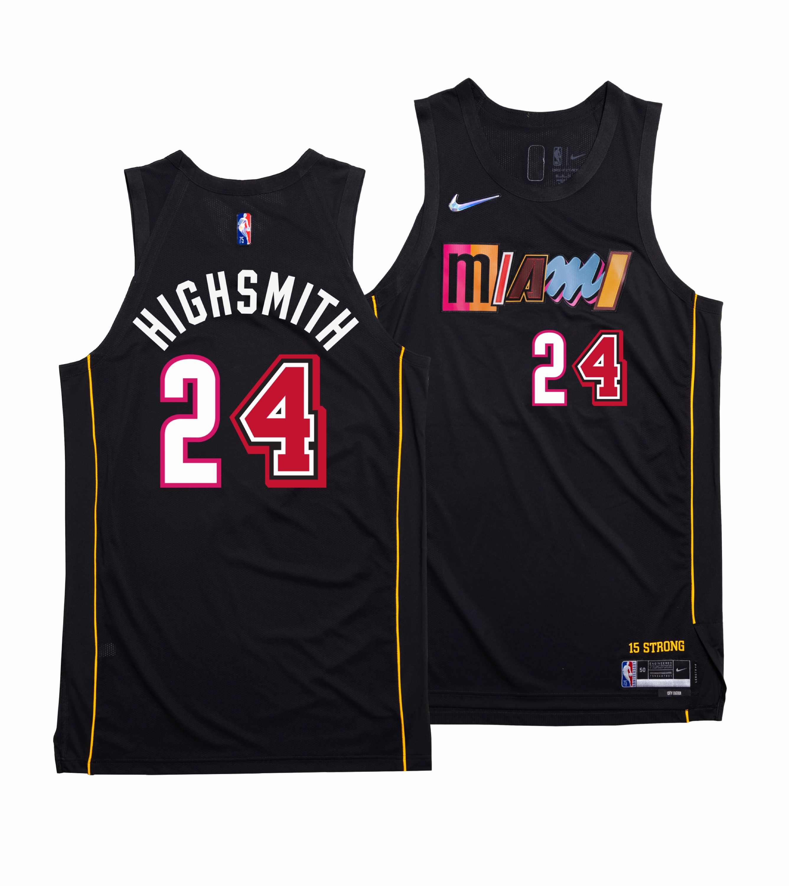 Haywood Highsmith Nike Miami HEAT Mashup Youth Swingman Jersey - Player's Choice