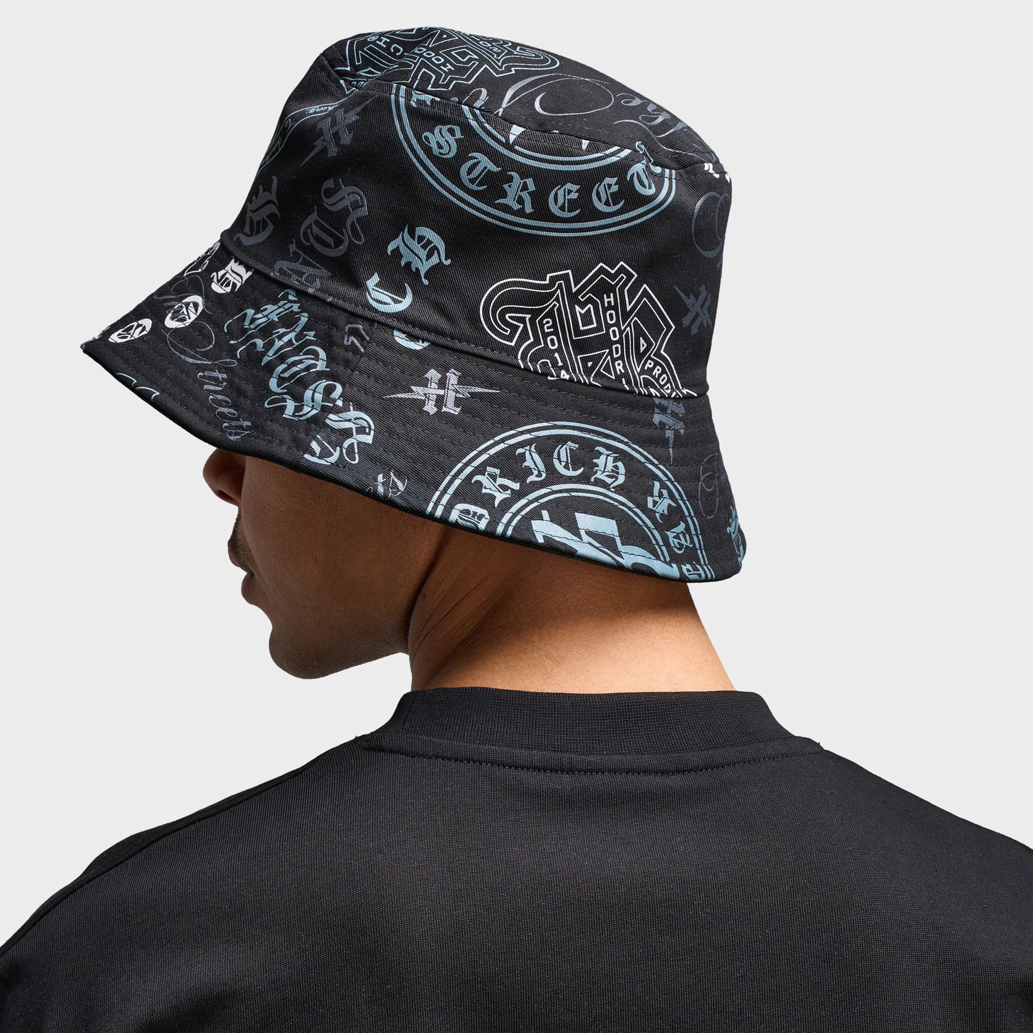 Hoodrich Gothtoss Reversible Bucket Hat Black / White