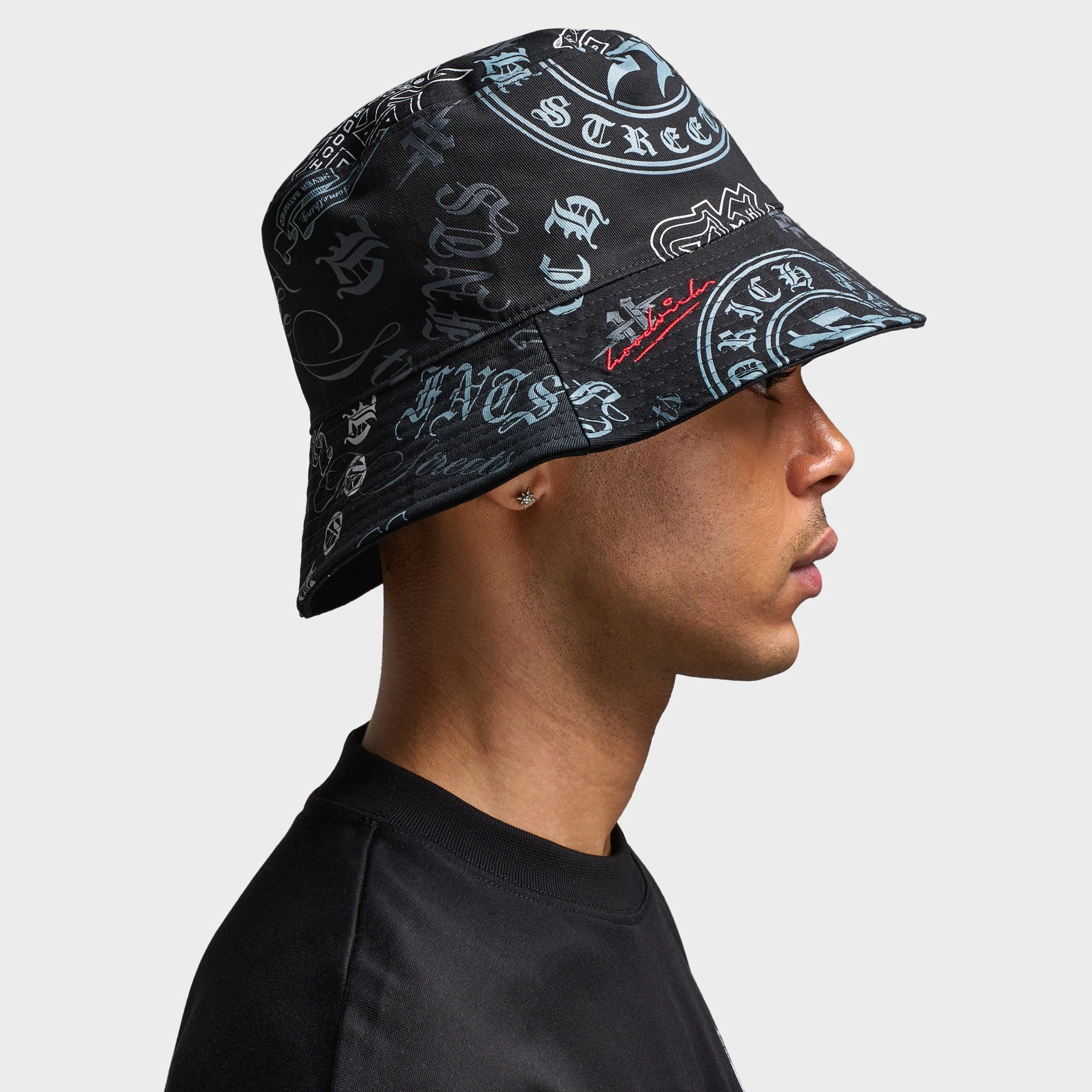 Hoodrich Gothtoss Reversible Bucket Hat Black / White