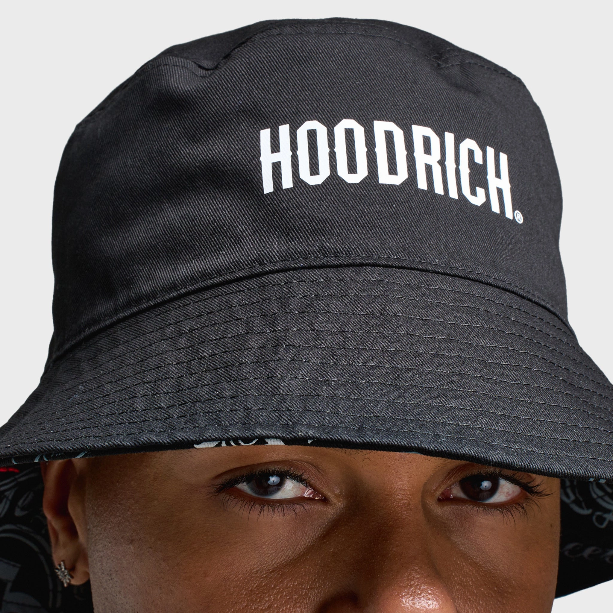 Hoodrich Gothtoss Reversible Bucket Hat Black / White