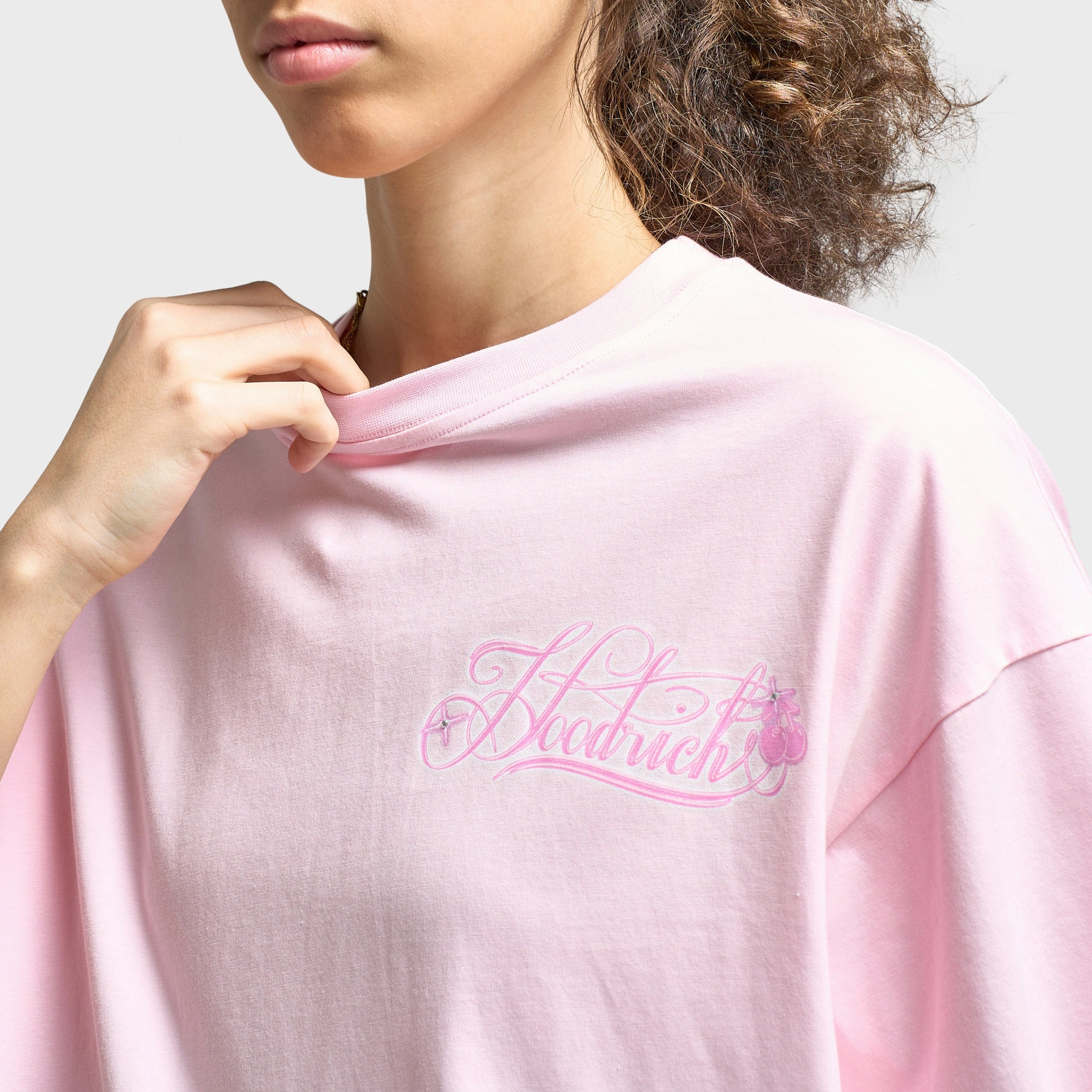 Hoodrich Women's Finesse Oversized Tee Festival Bloom / Pink