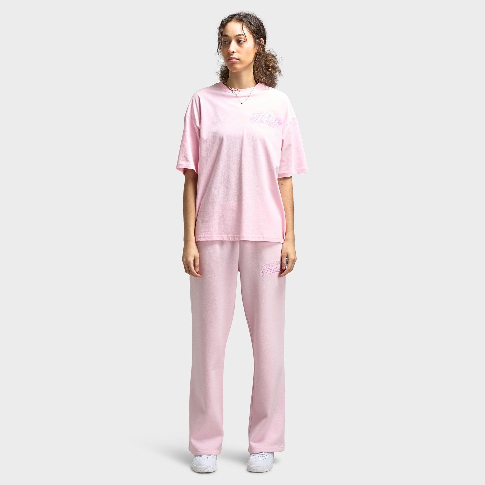 Hoodrich Women's Finesse Oversized Tee Festival Bloom / Pink