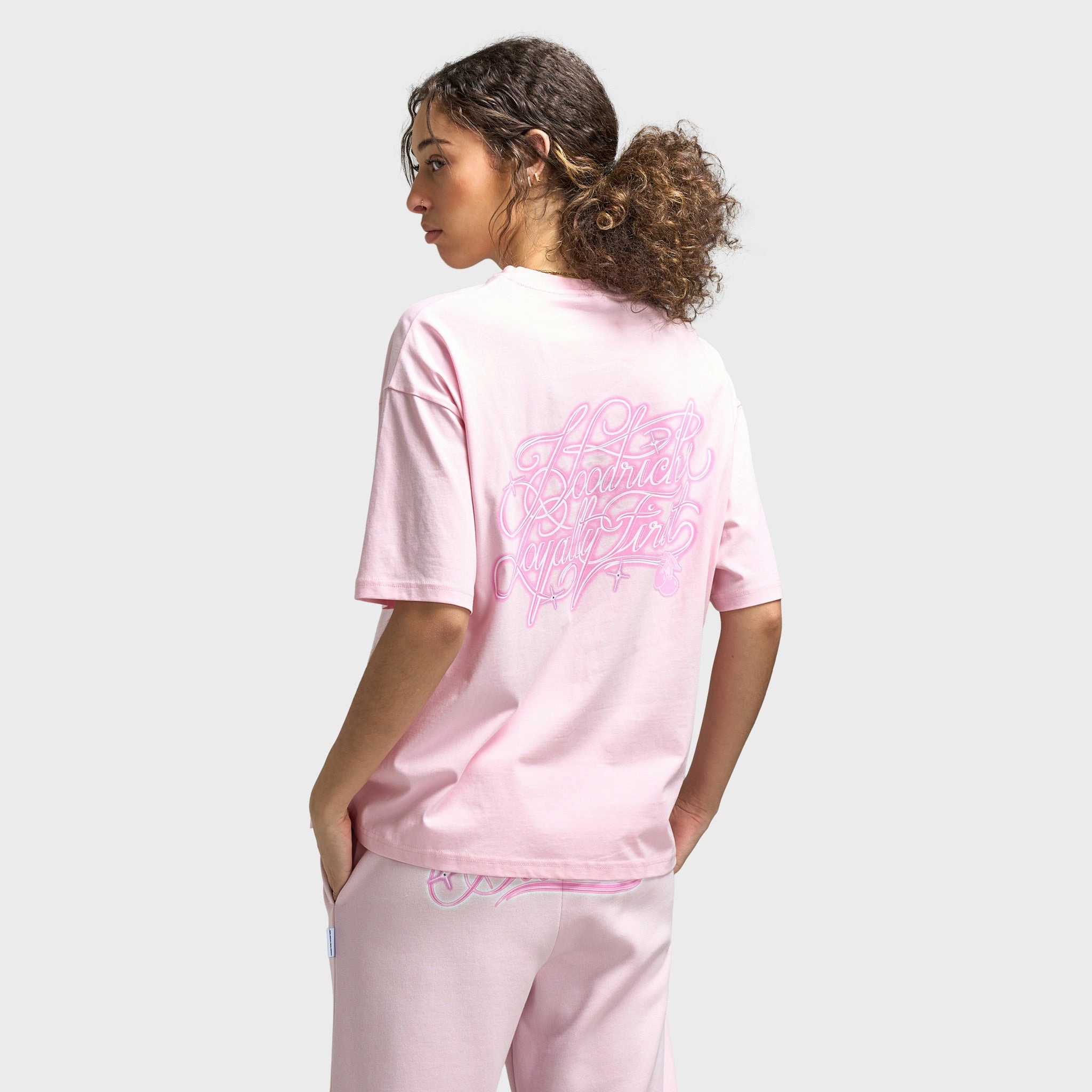 Hoodrich Women's Finesse Oversized Tee Festival Bloom / Pink