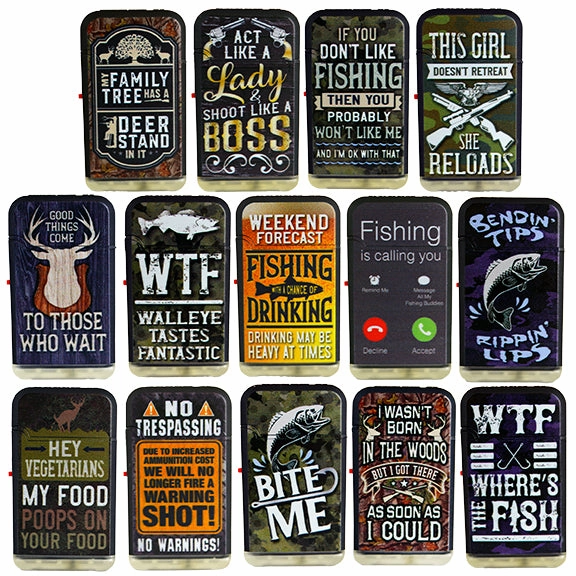 Hunt and Fish Dual Torch Lighter - 15 Pieces Per Retail Ready Display 26249