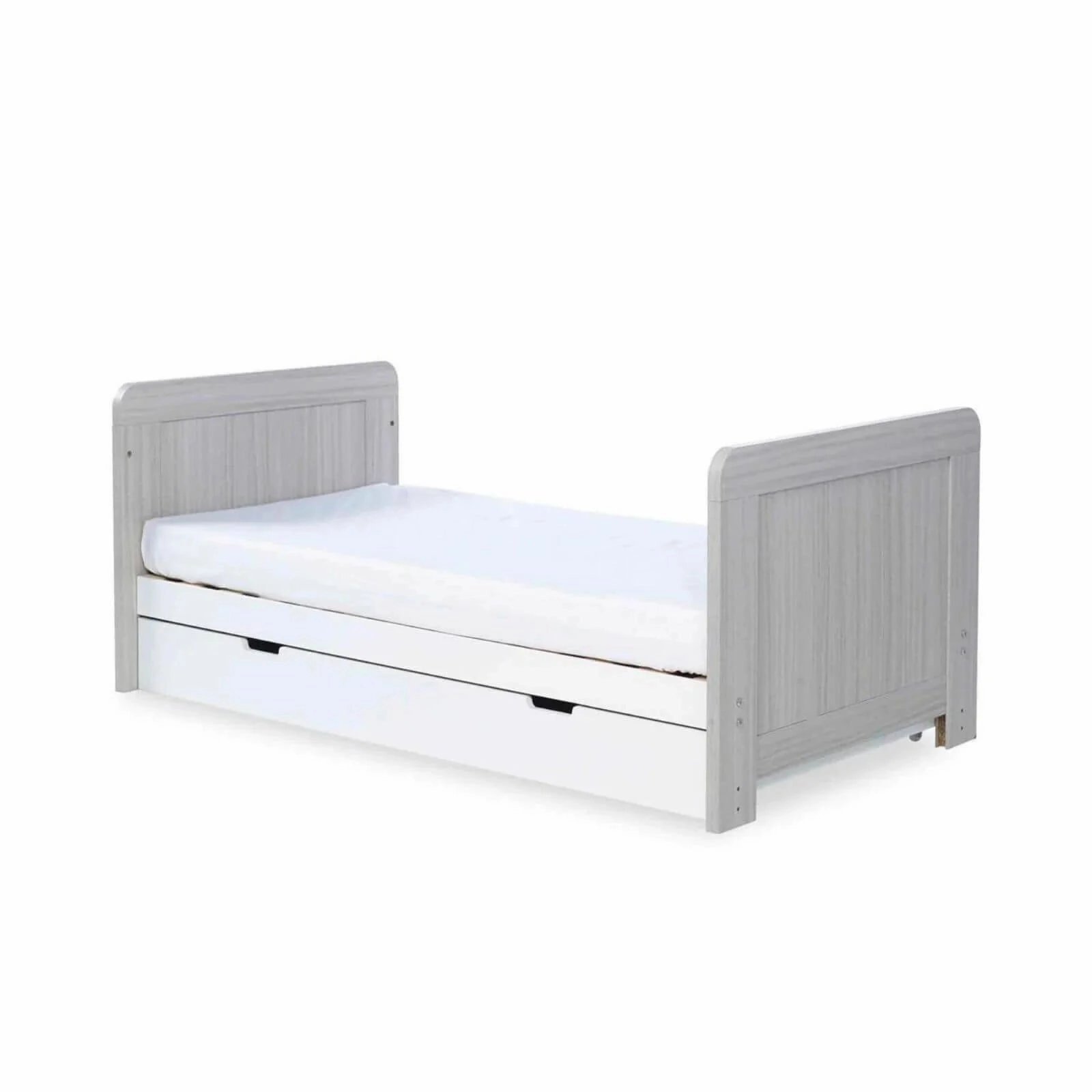 Ickle Bubba Pembrey Furniture Set Under Drawer Ash Grey & White 3 pcs - Premium Pocket Sprung Mattress