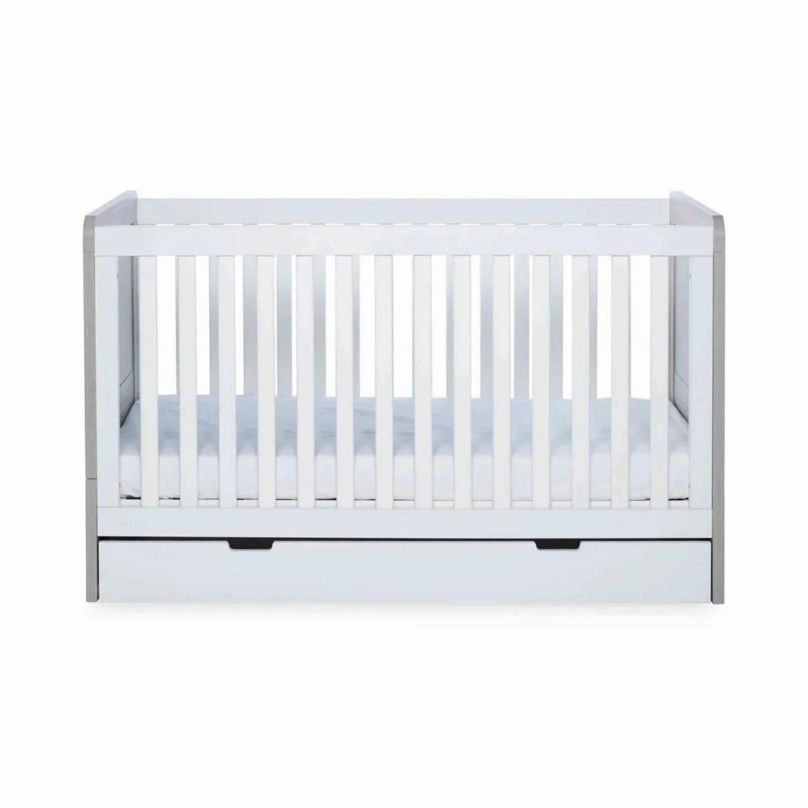 Ickle Bubba Pembrey Furniture Set Under Drawer Ash Grey & White 3 pcs - Premium Pocket Sprung Mattress