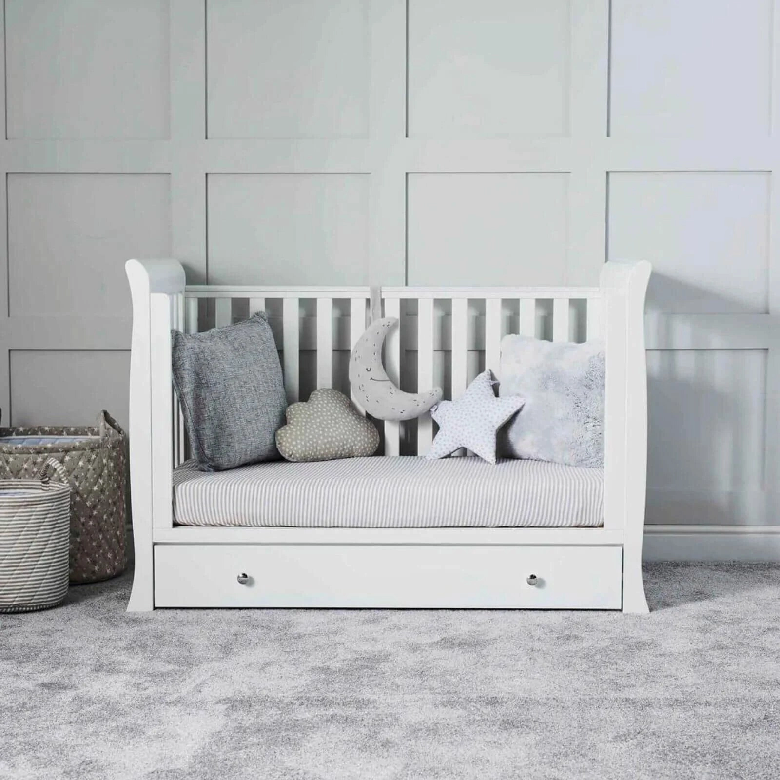 Ickle Bubba Snowdon 4-in-1 Mini Furniture Set Fibre Mattress 2 pcs - White