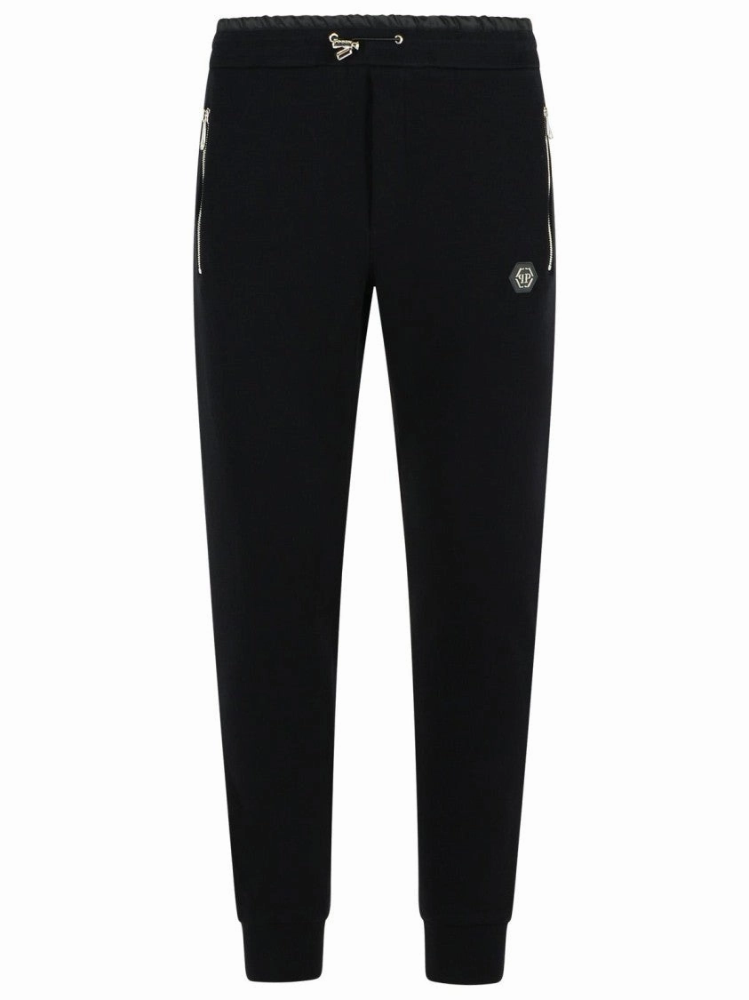 Jogger' Black Cotton Pants