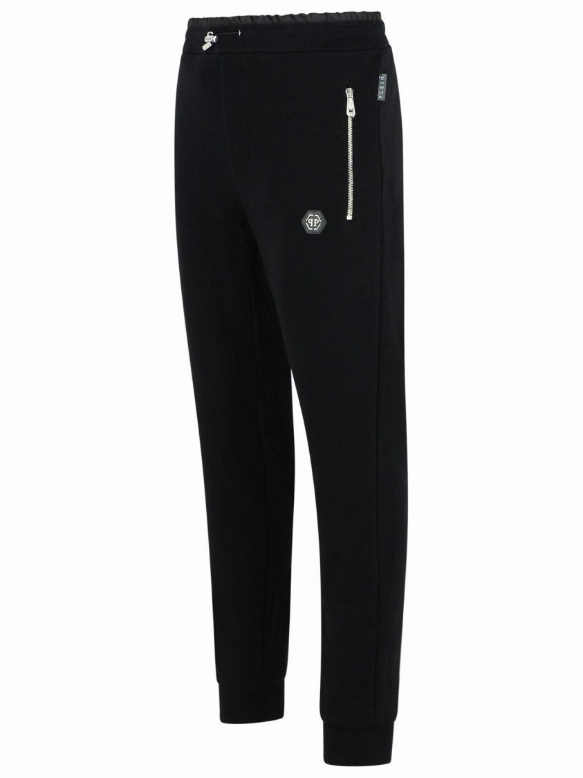 Jogger' Black Cotton Pants
