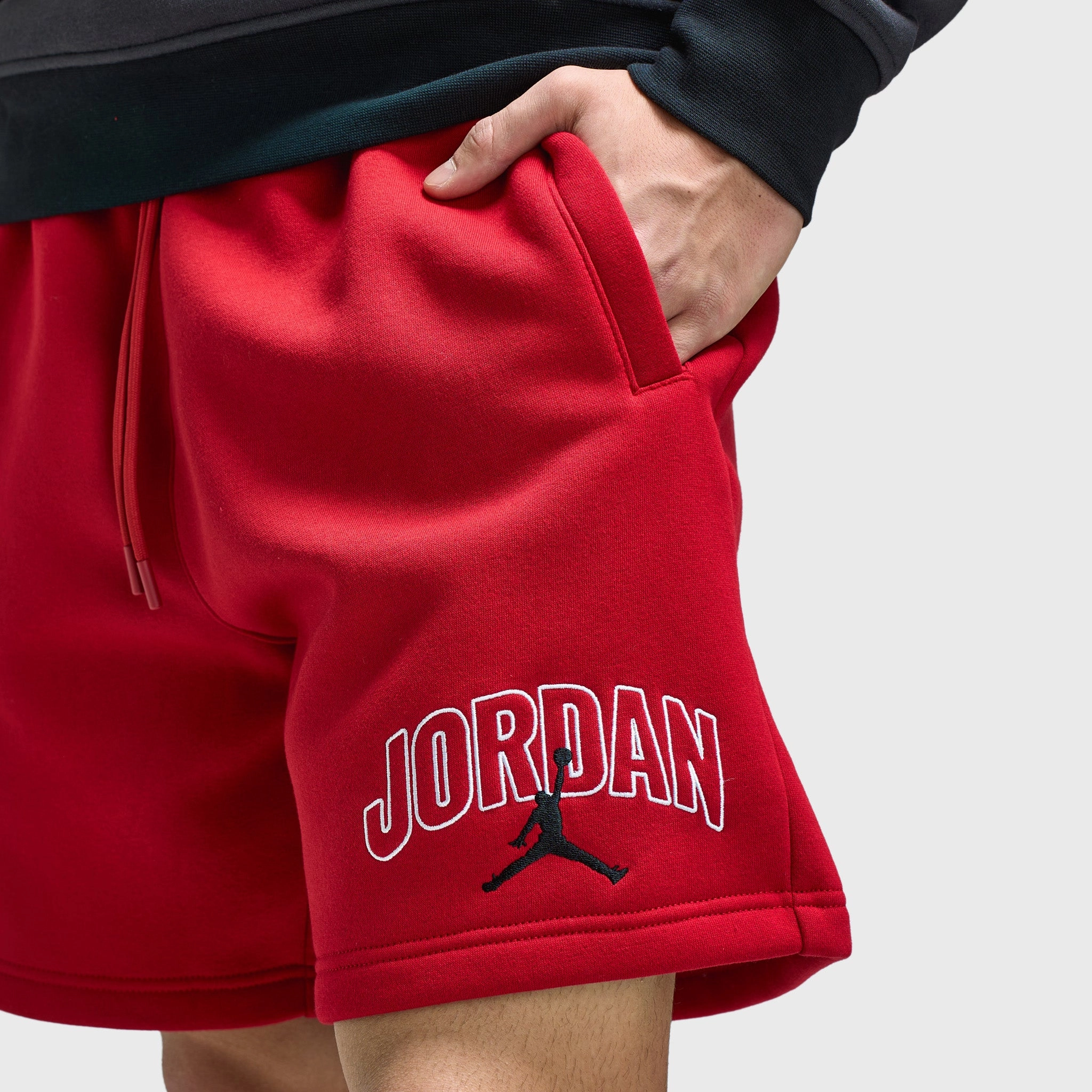 Jordan Brooklyn Graphic Shorts Gym Red / Sail - Black