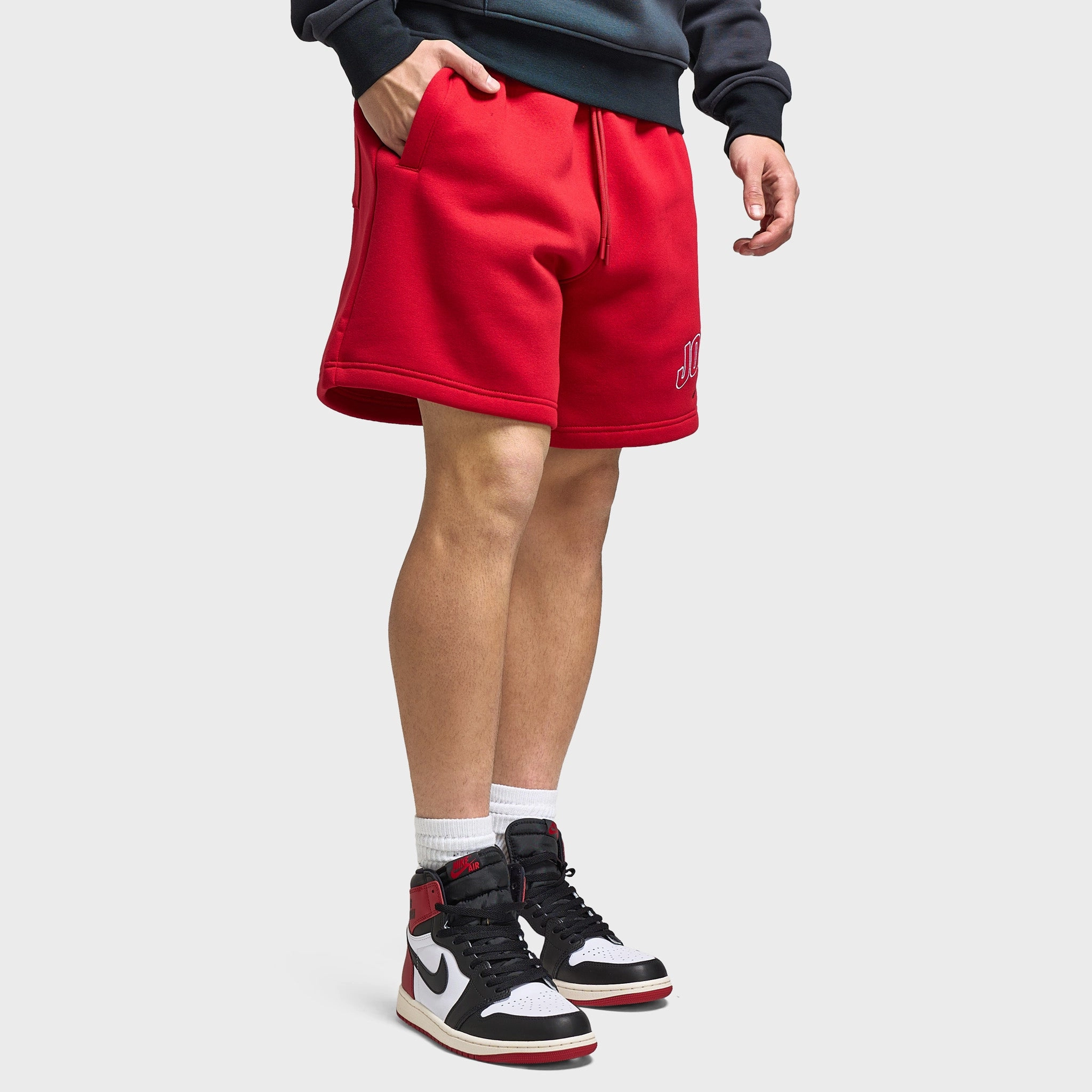Jordan Brooklyn Graphic Shorts Gym Red / Sail - Black