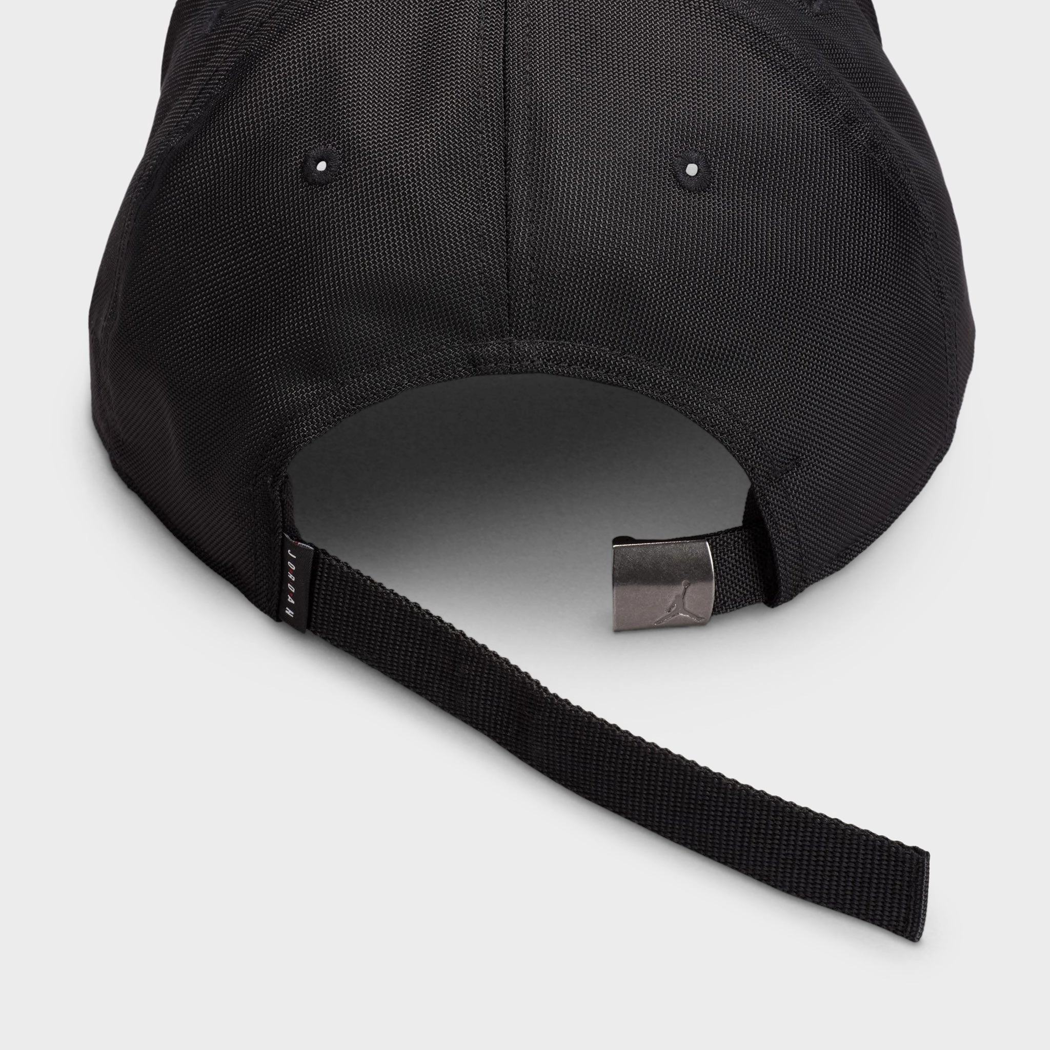Jordan Rise Structured Metal Jumpman Strapback Cap / Black