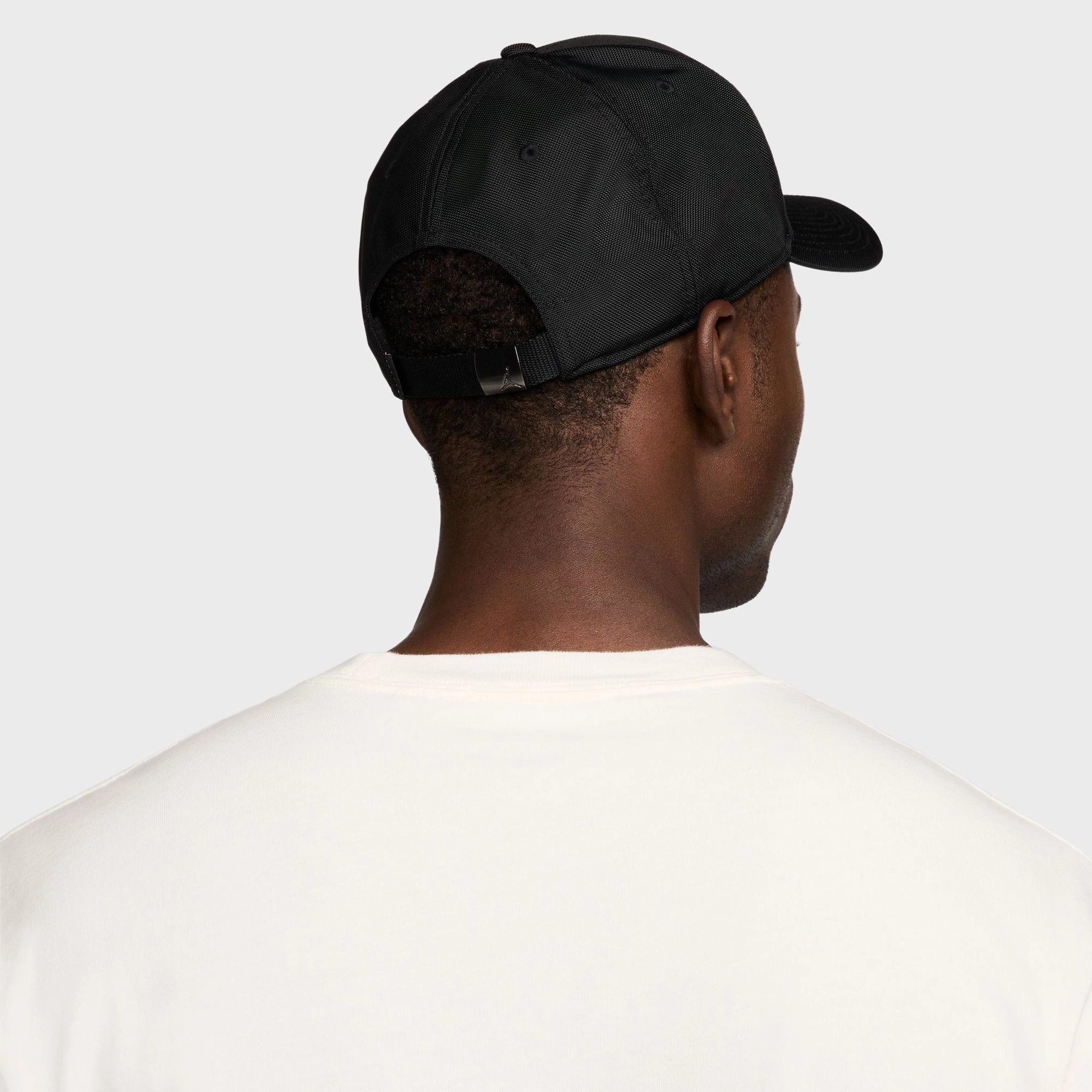 Jordan Rise Structured Metal Jumpman Strapback Cap / Black
