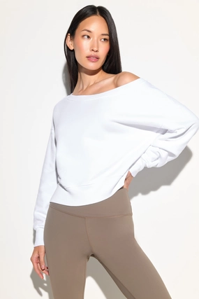 La Vida Off Shoulder Sweatshirt