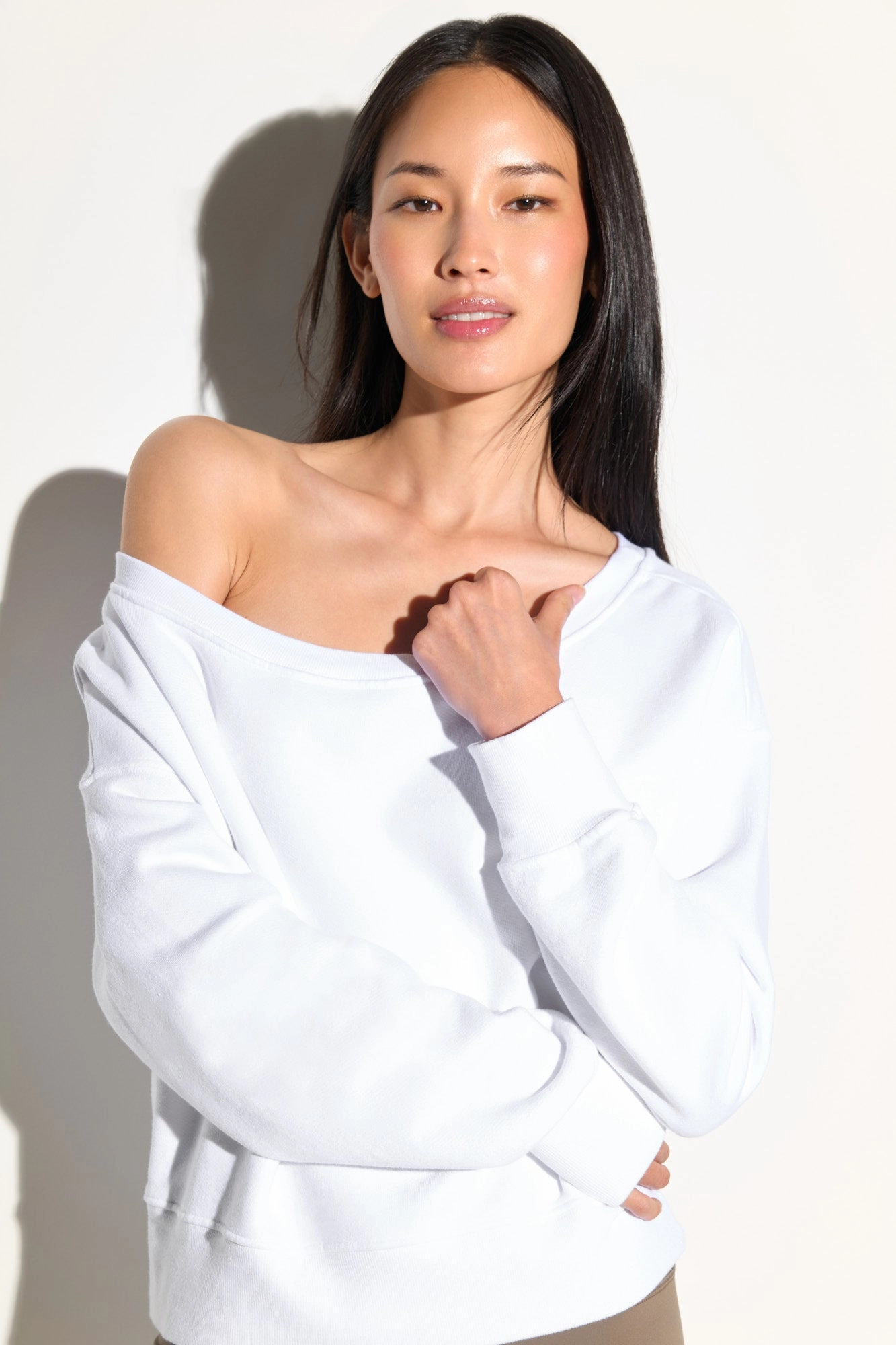 La Vida Off Shoulder Sweatshirt