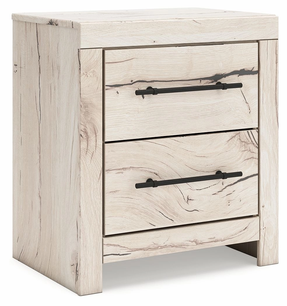 Lawroy Light Natural Two Drawer Night Stand