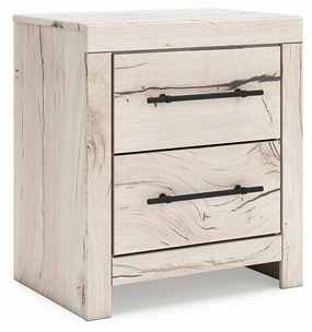 Lawroy Light Natural Two Drawer Night Stand