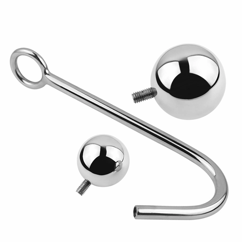 Leto Metal Anal Hook With 2 Interchangeable Balls