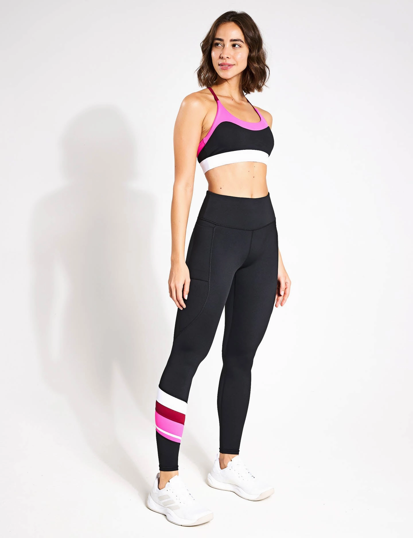 Limitless Legging - Black/Pink/White