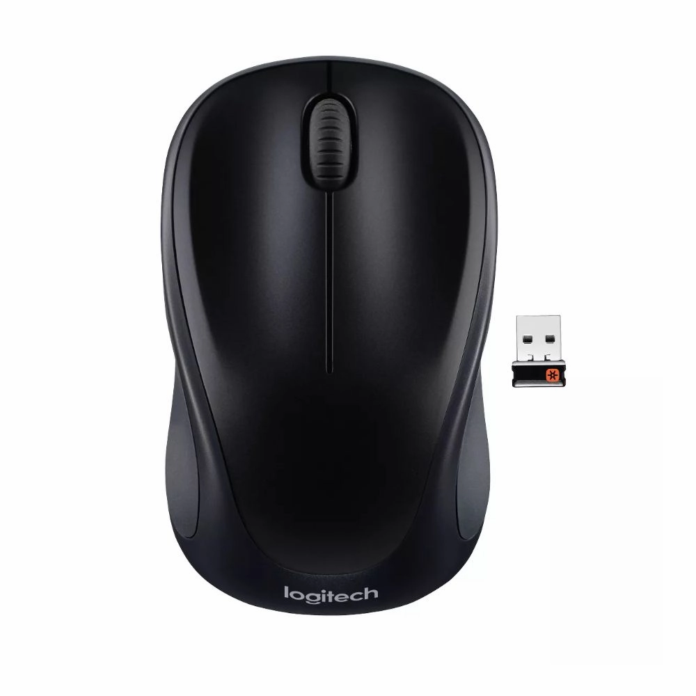 Logitech 910-005764 Wireless Optical Mouse with Nano Receiver M317 - Black