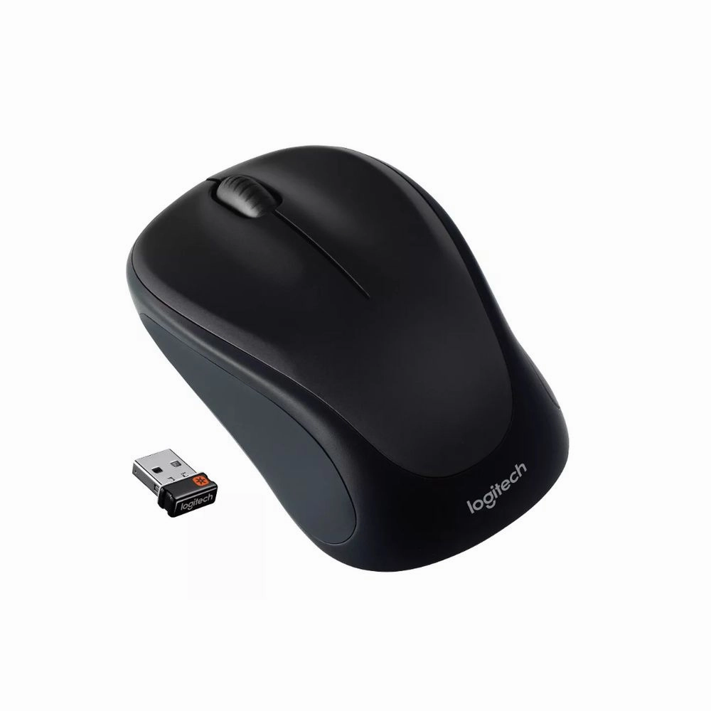 Logitech 910-005764 Wireless Optical Mouse with Nano Receiver M317 - Black