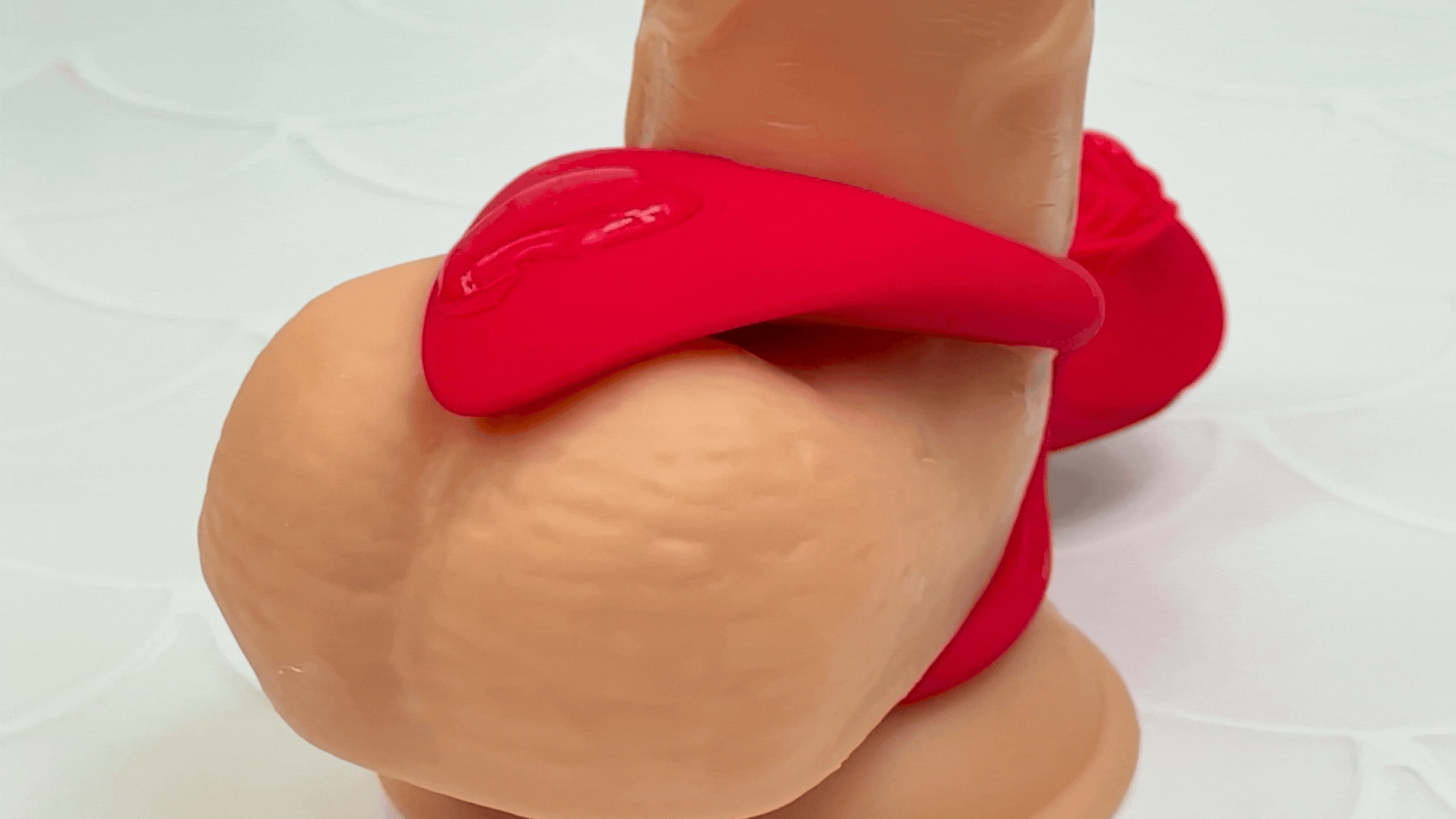 Lover's Rose Dual Cock-ring - Strong Vibrations in 2 Motors!