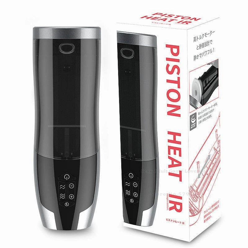 Lurevibe - Heating Piston Airplane Cup Electric Telescopic Full-automatic Masturbator Cup
