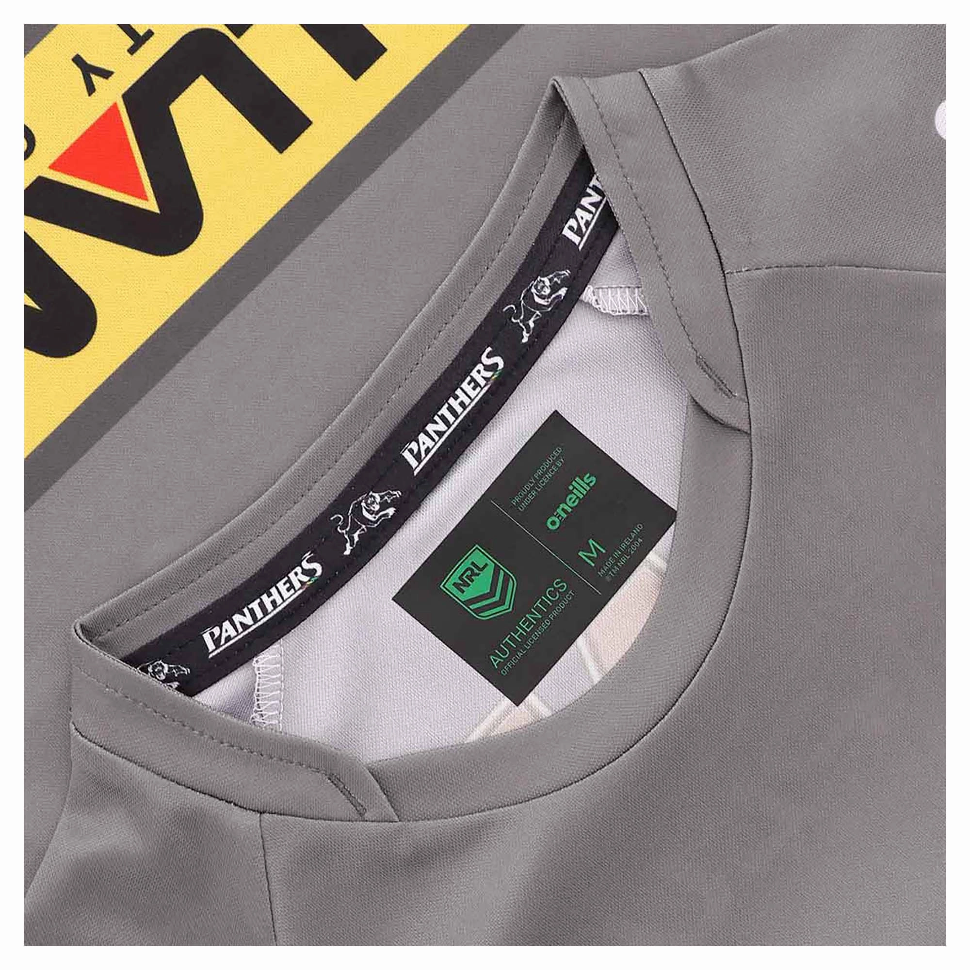 Men's NRL Penrith Panthers 2025 Grey Training T-Shirt