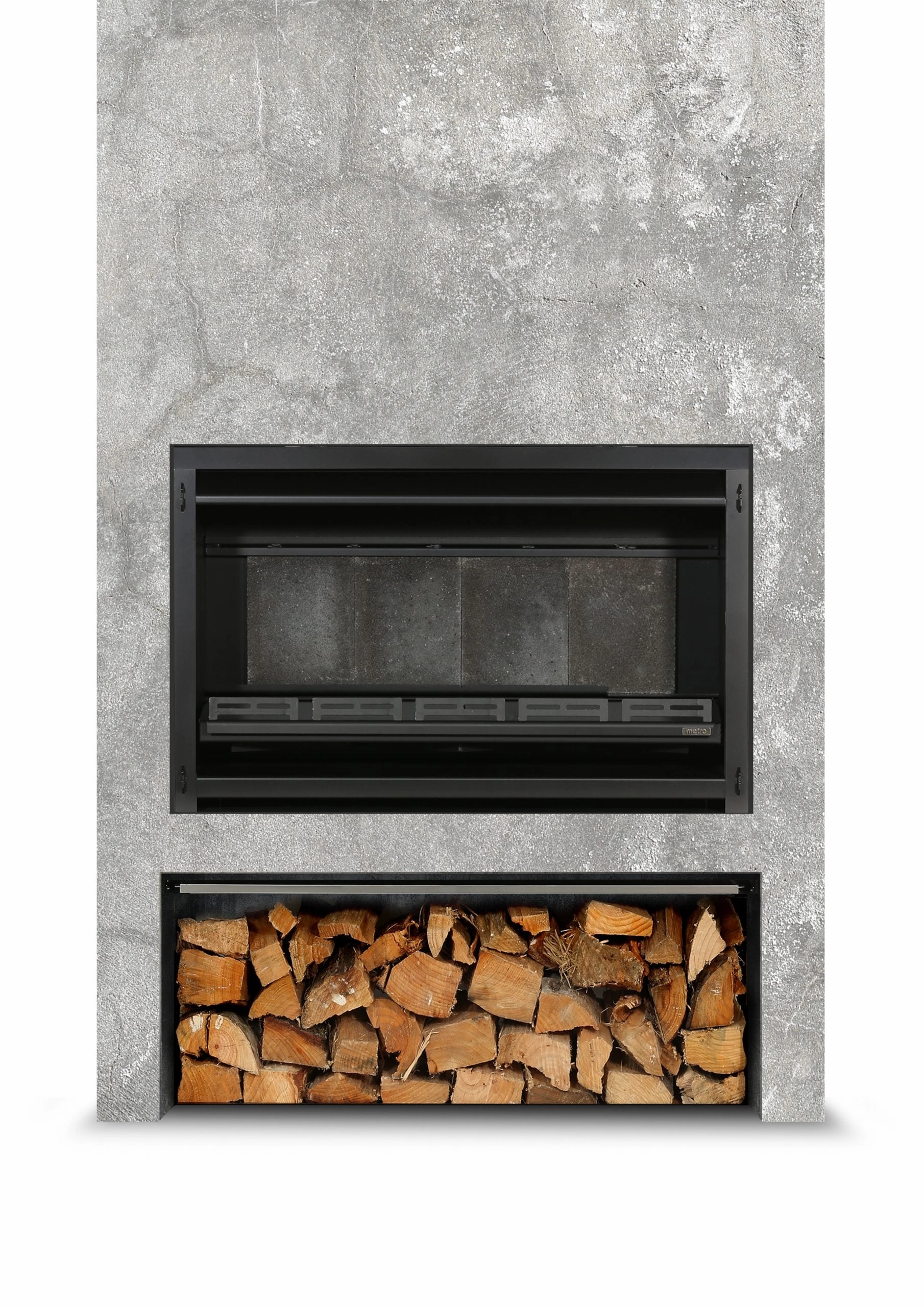 Metro Outdoor 1200 Braai Insert Fire & Flue System