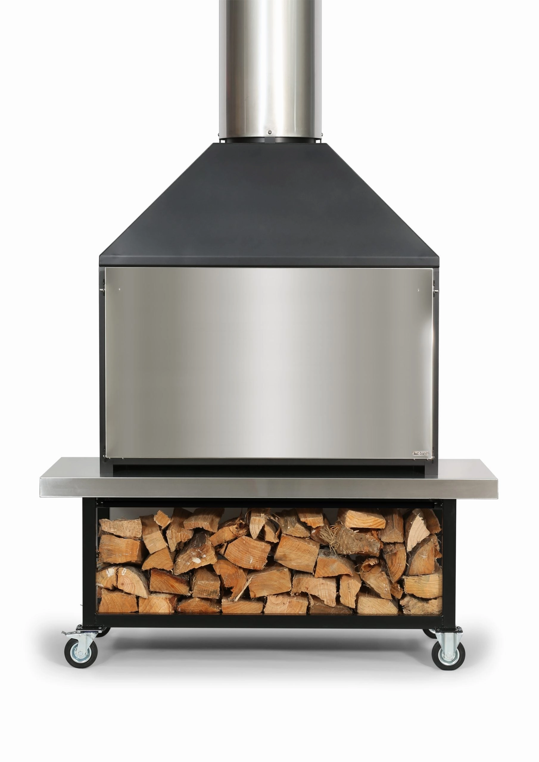 Metro Outdoor 1200 Braai Trolley Base Fire Package