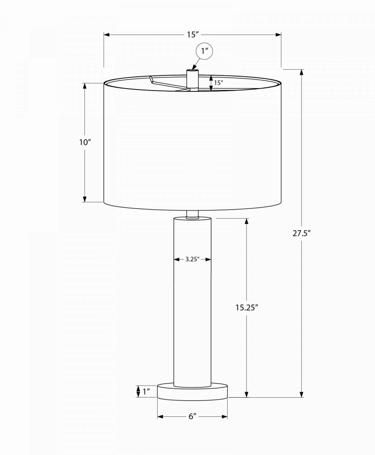 Moonlight Table Lamp - Black