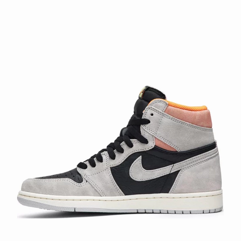 NIKE AIR JORDAN1 RETRO HIGH OG NEUTRAL GREY HYPER CRIMSON (NEW) (NEW)