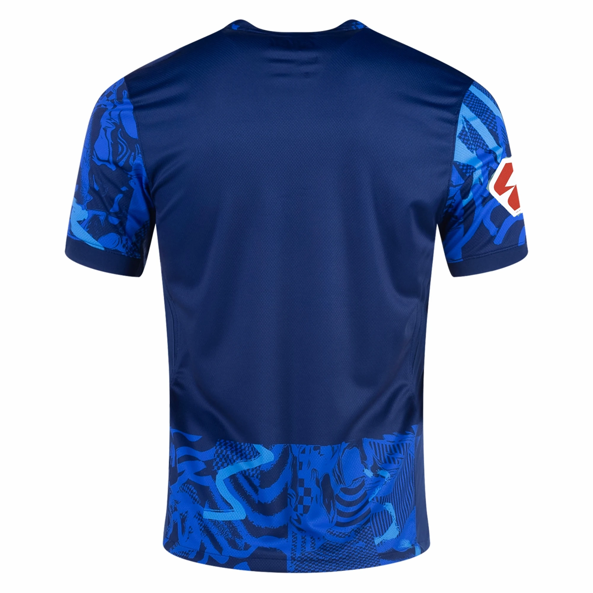 Nike Atletico Madrid Third Jersey w/ La Liga Patch 24/25 (Blue Void/Pink Glow)