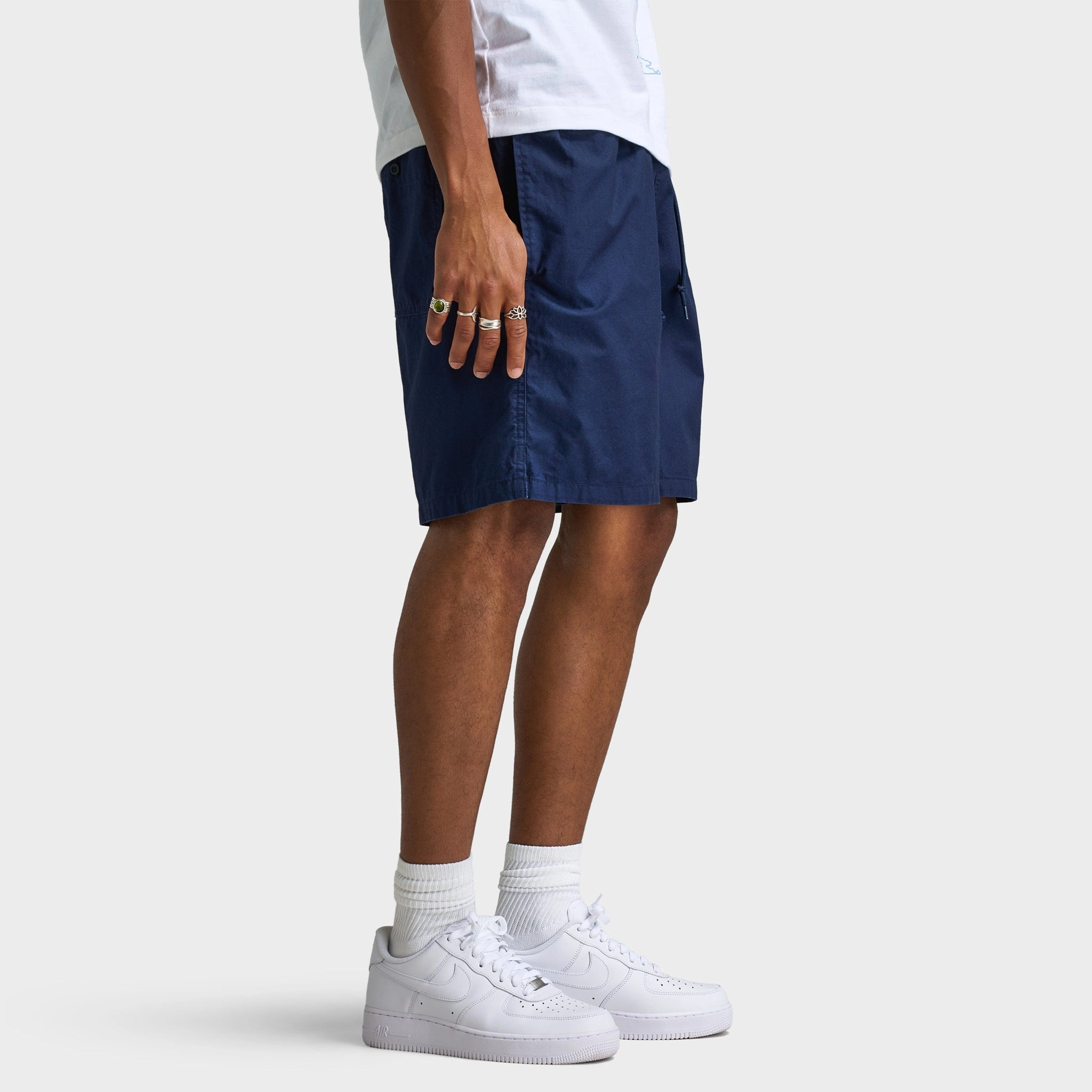 Nike Club Washed Flow Shorts Obsidian / Obsidian