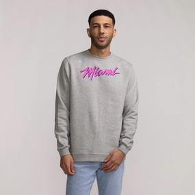 Nike Miami HEAT Original Vice Fleece Crewneck