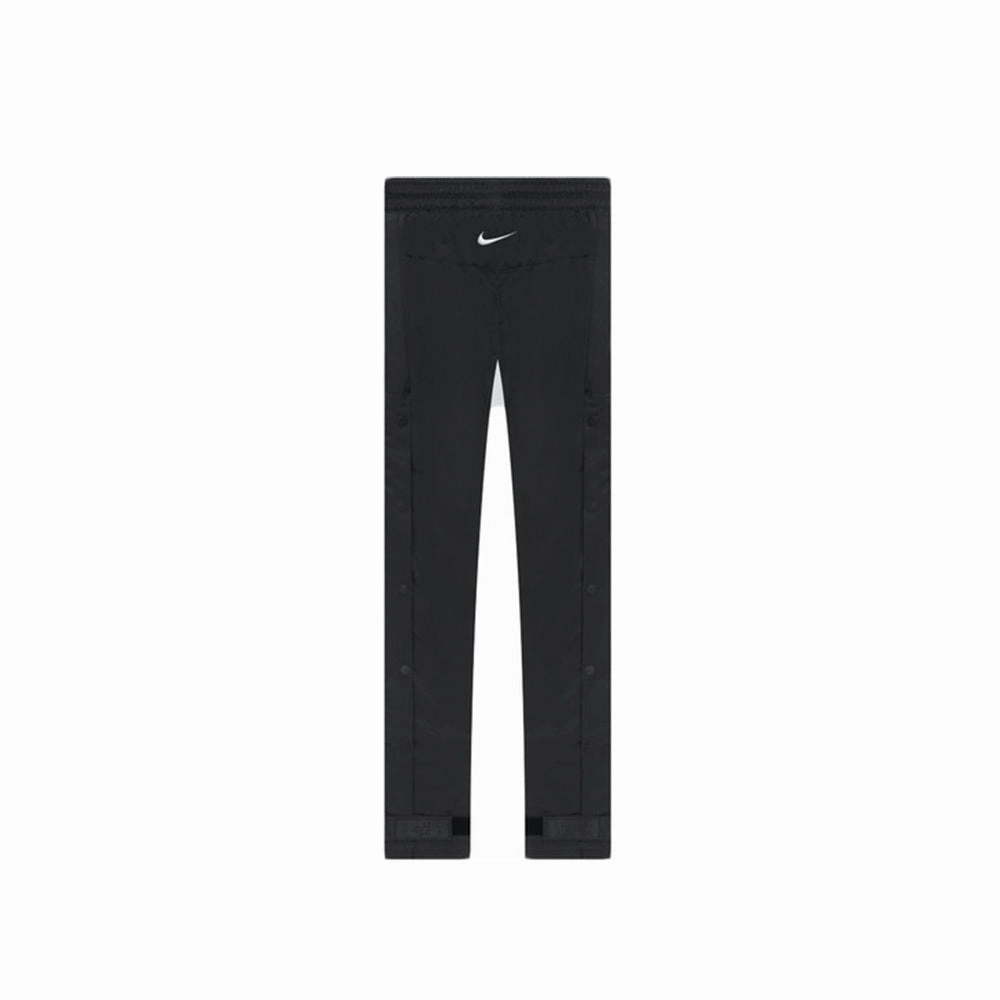 NIKE X FEAR OF GOD NYLON WARM UP PANTS BLACK -