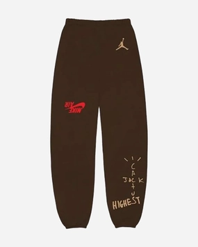 NIKE X TRAVIS SCOTT HIGHEST IN THE ROOM SWEAT PANTS BROWN