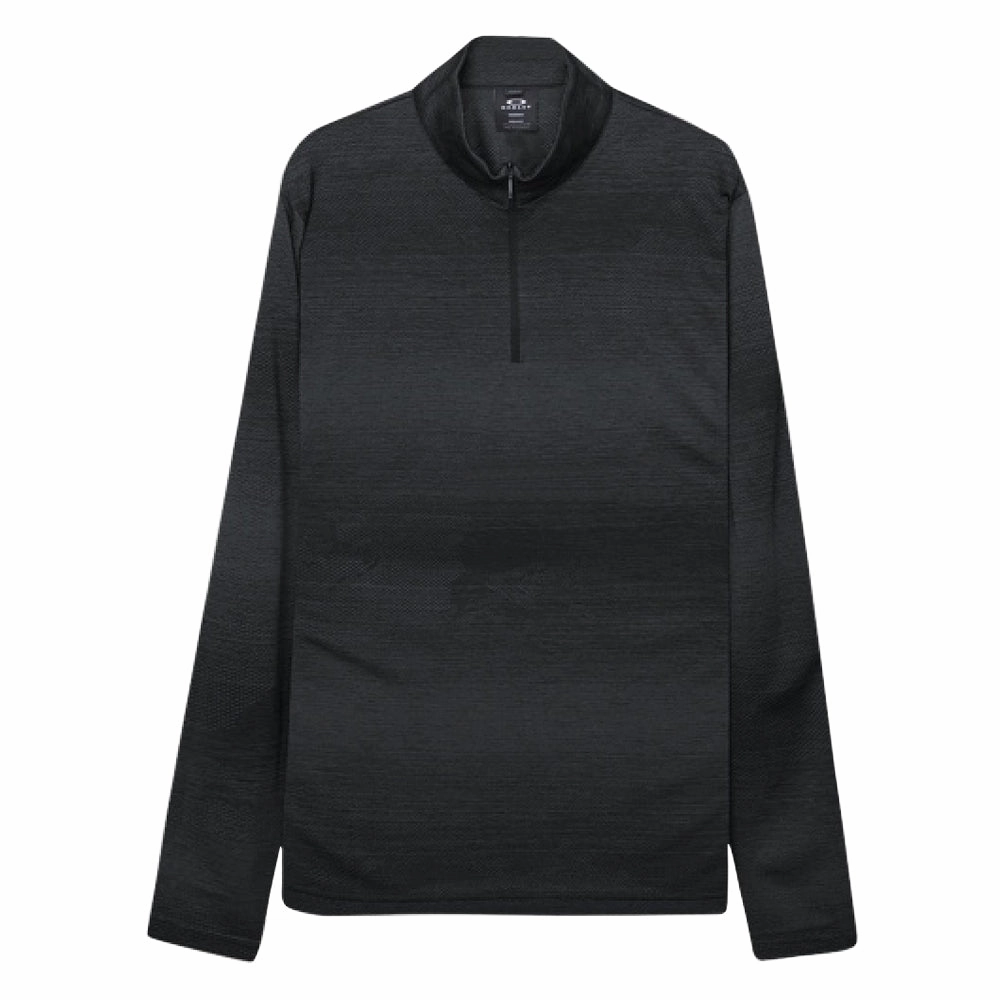 Oakley Contender Half Zip Golf Pullover Blackout Heather - SS21 Men