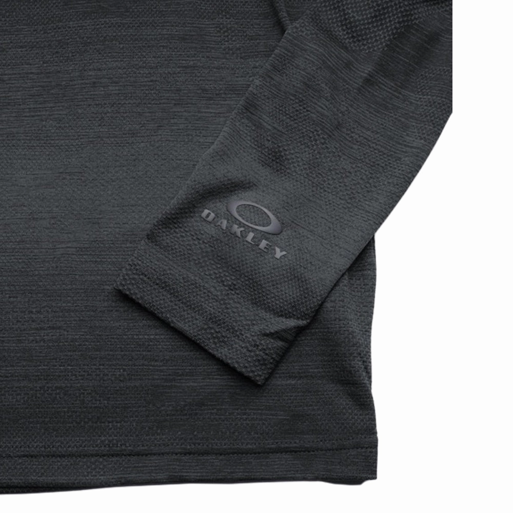 Oakley Contender Half Zip Golf Pullover Blackout Heather - SS21 Men