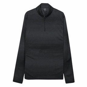 Oakley Contender Half Zip Golf Pullover Blackout Heather - SS21 Men