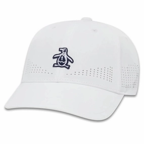 Original Penguin Country Club Perforated Golf Cap Bright White - SP25 Women