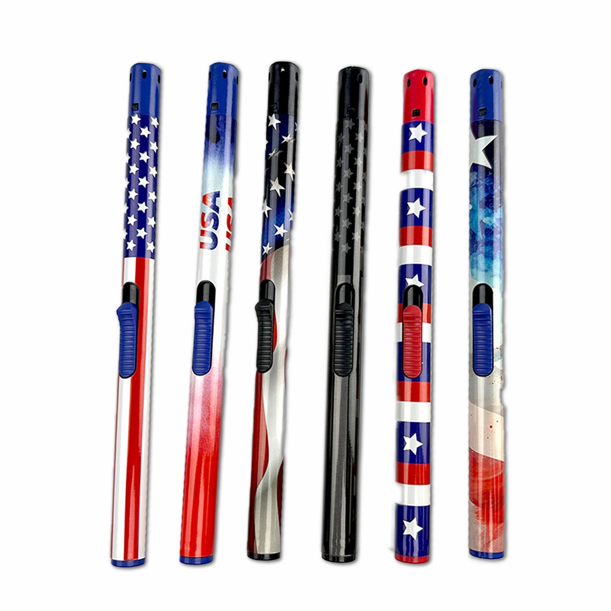 Patriotic Utility Tube Lighter - 12 Pieces Per Retail Ready Display 41729
