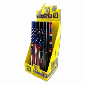 Patriotic Utility Tube Lighter - 12 Pieces Per Retail Ready Display 41729