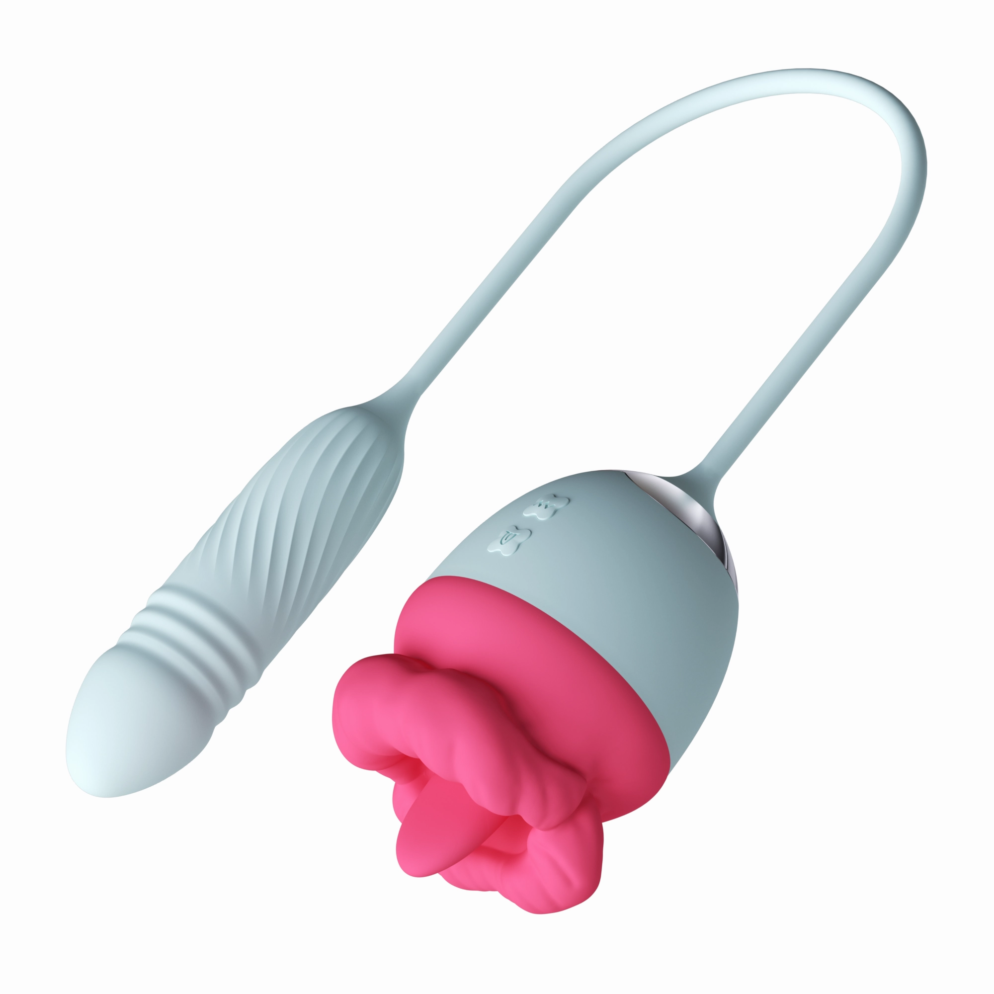 Pretty Pink Lips Self-Motion Flickering Tongue with Thruster
